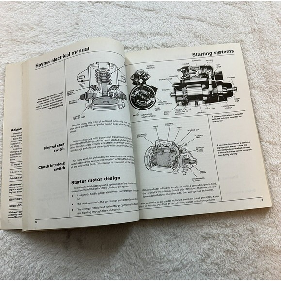 1989 Specialized Haynes Automotive ELECTRICAL Manual 10420 Auto Techbook - Picture 10 of 10